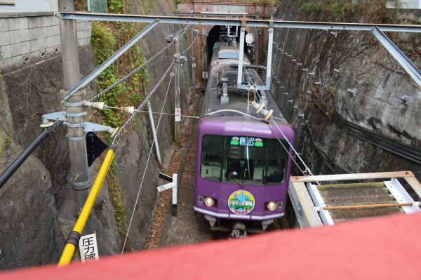 極楽寺駅付近