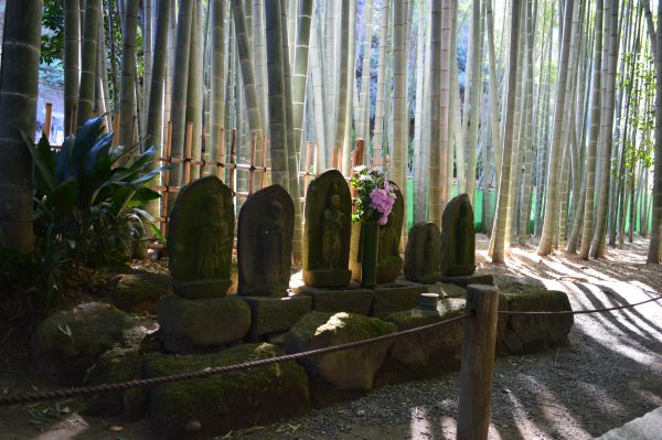 竹の庭 地蔵